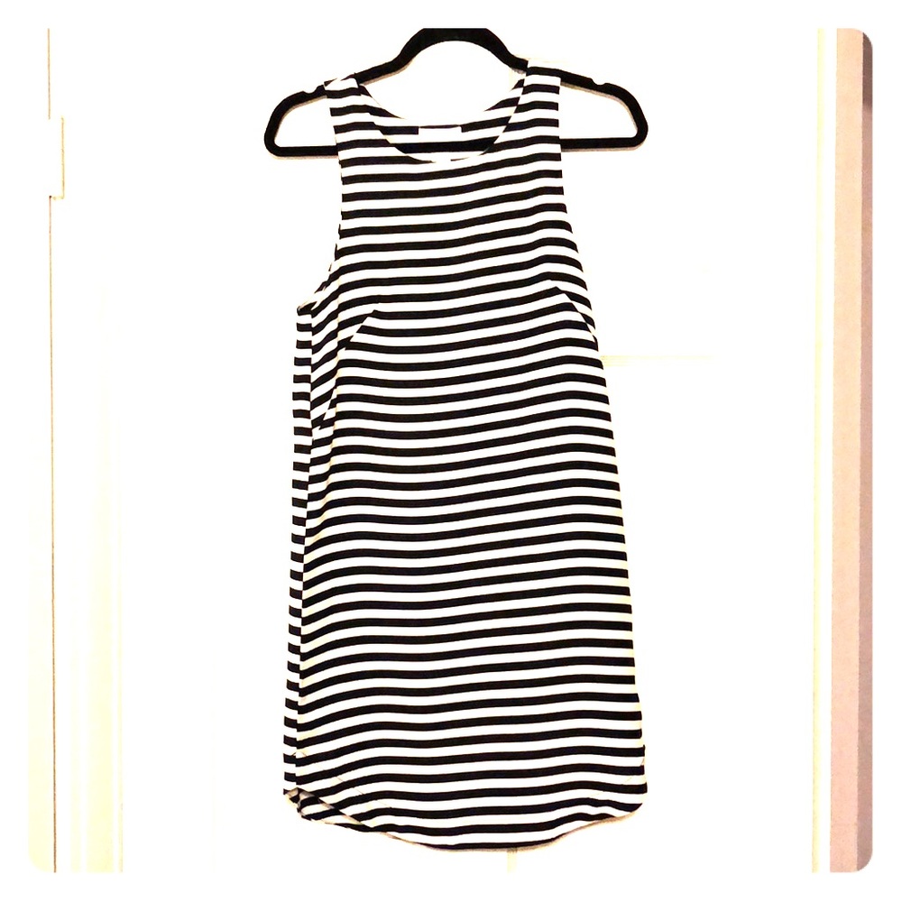 Black & White stripped dress